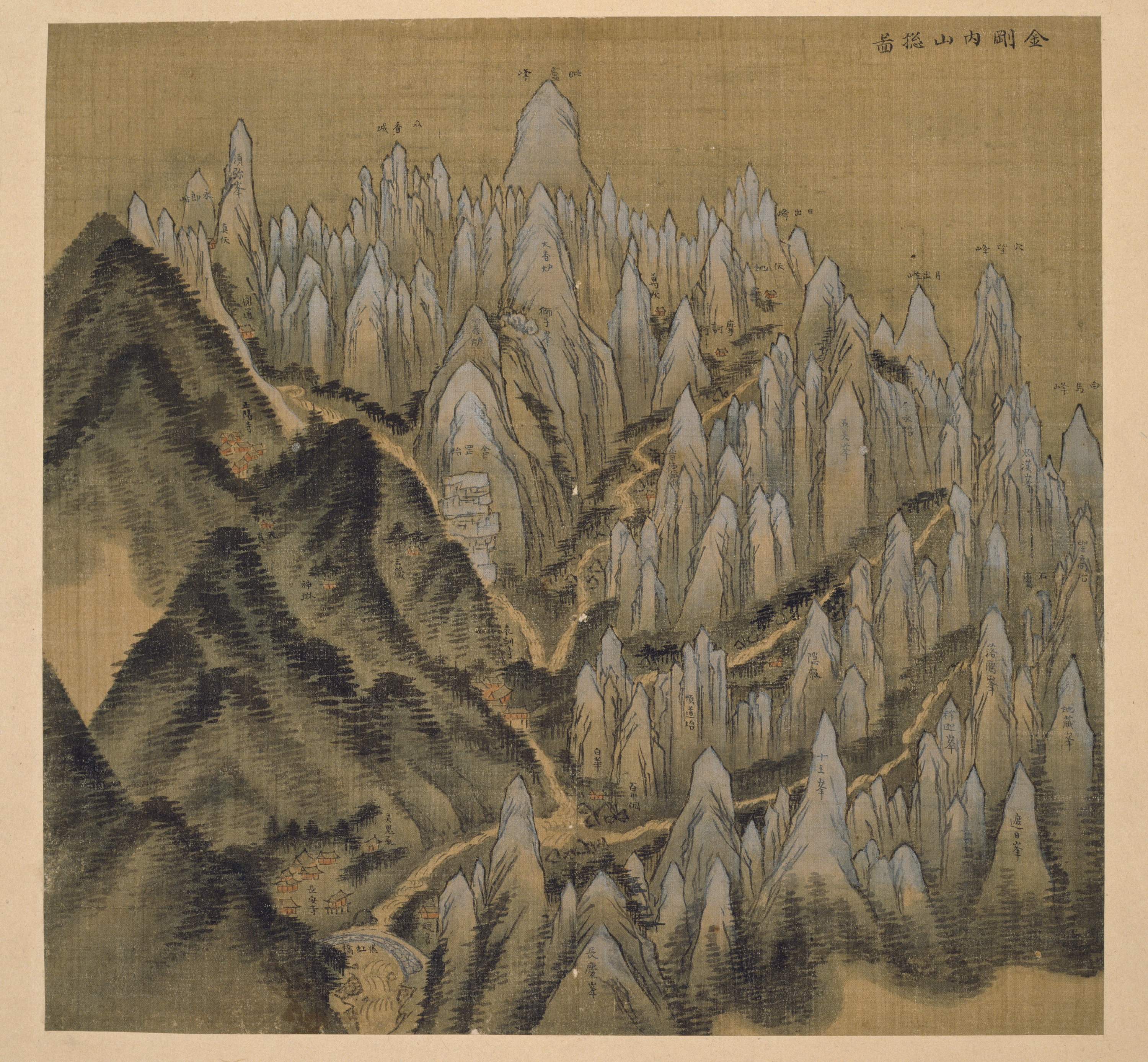 金刚山图（《金刚山图册》）