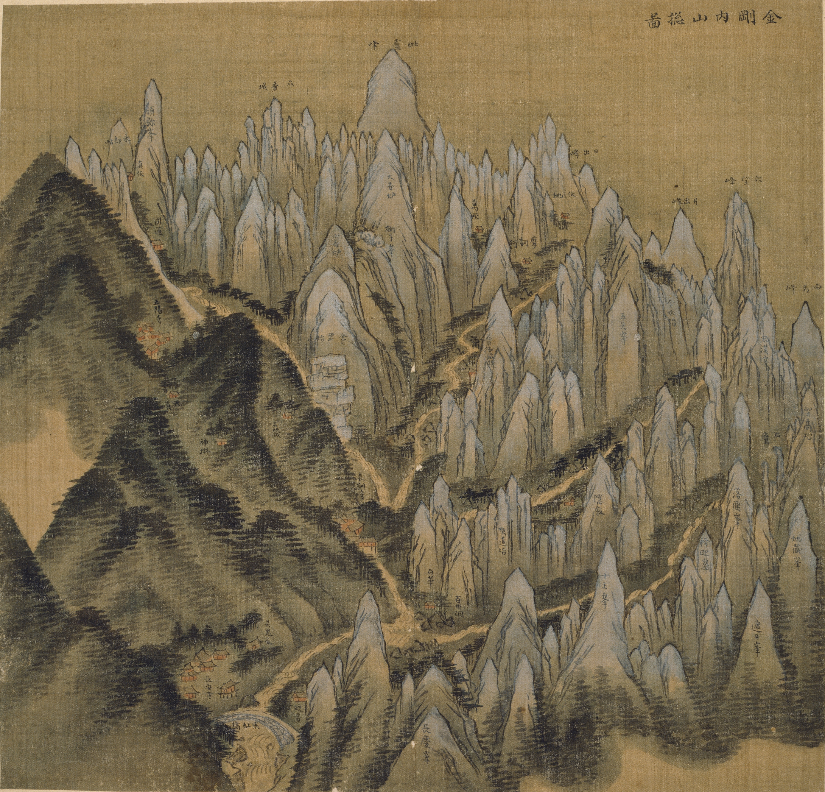 金刚山图（《金刚山图册》）