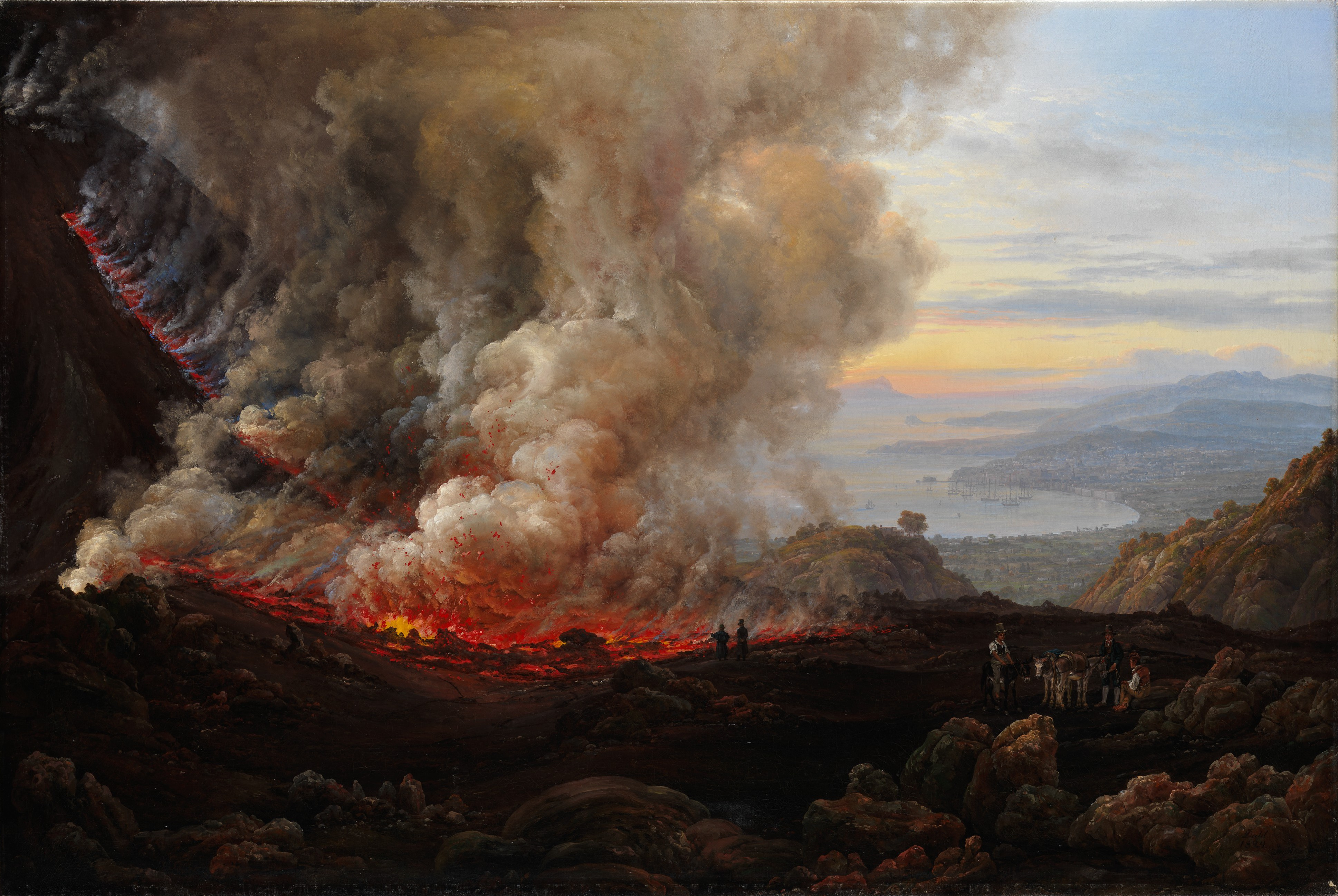 维苏威火山喷发