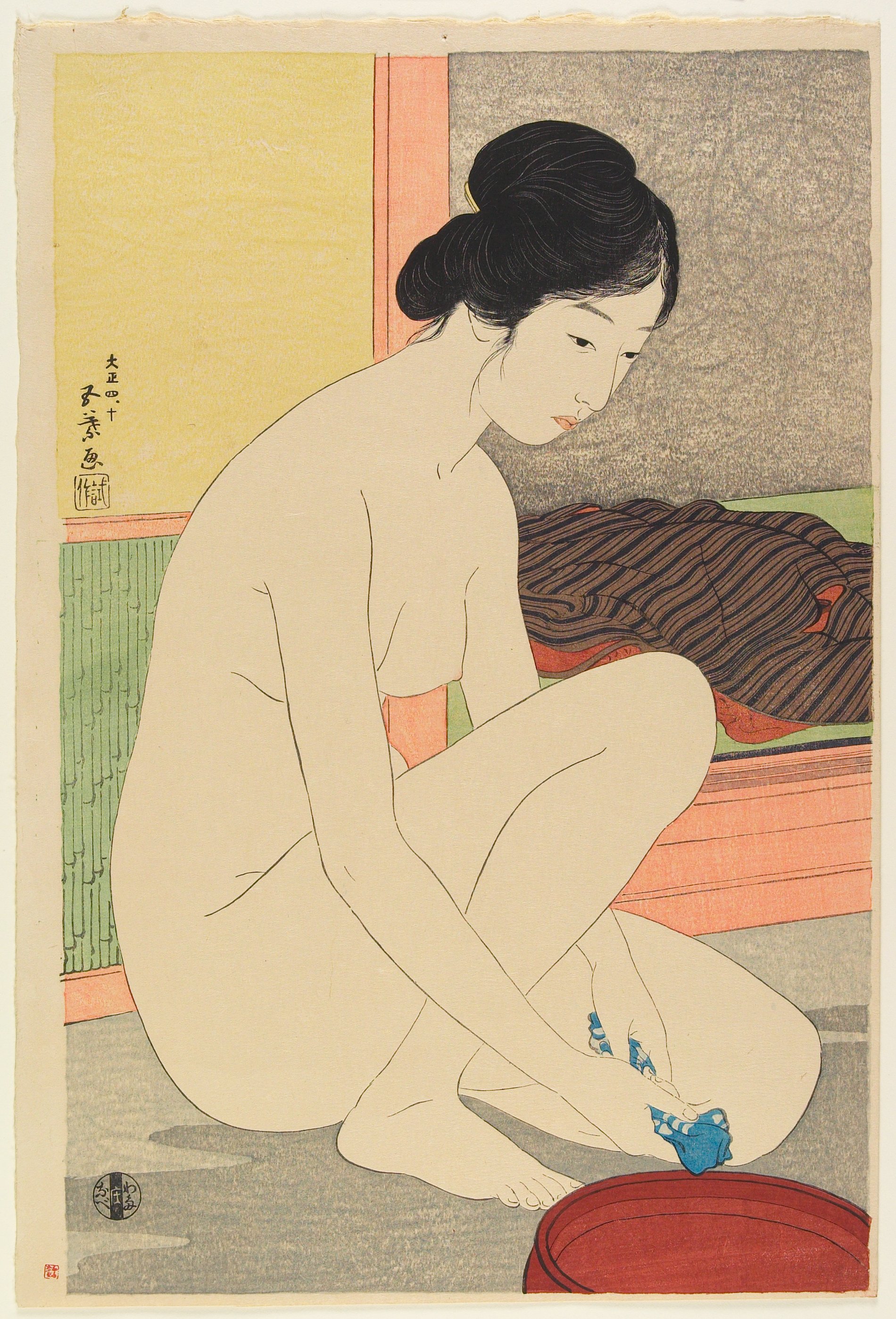 浴场中的女子