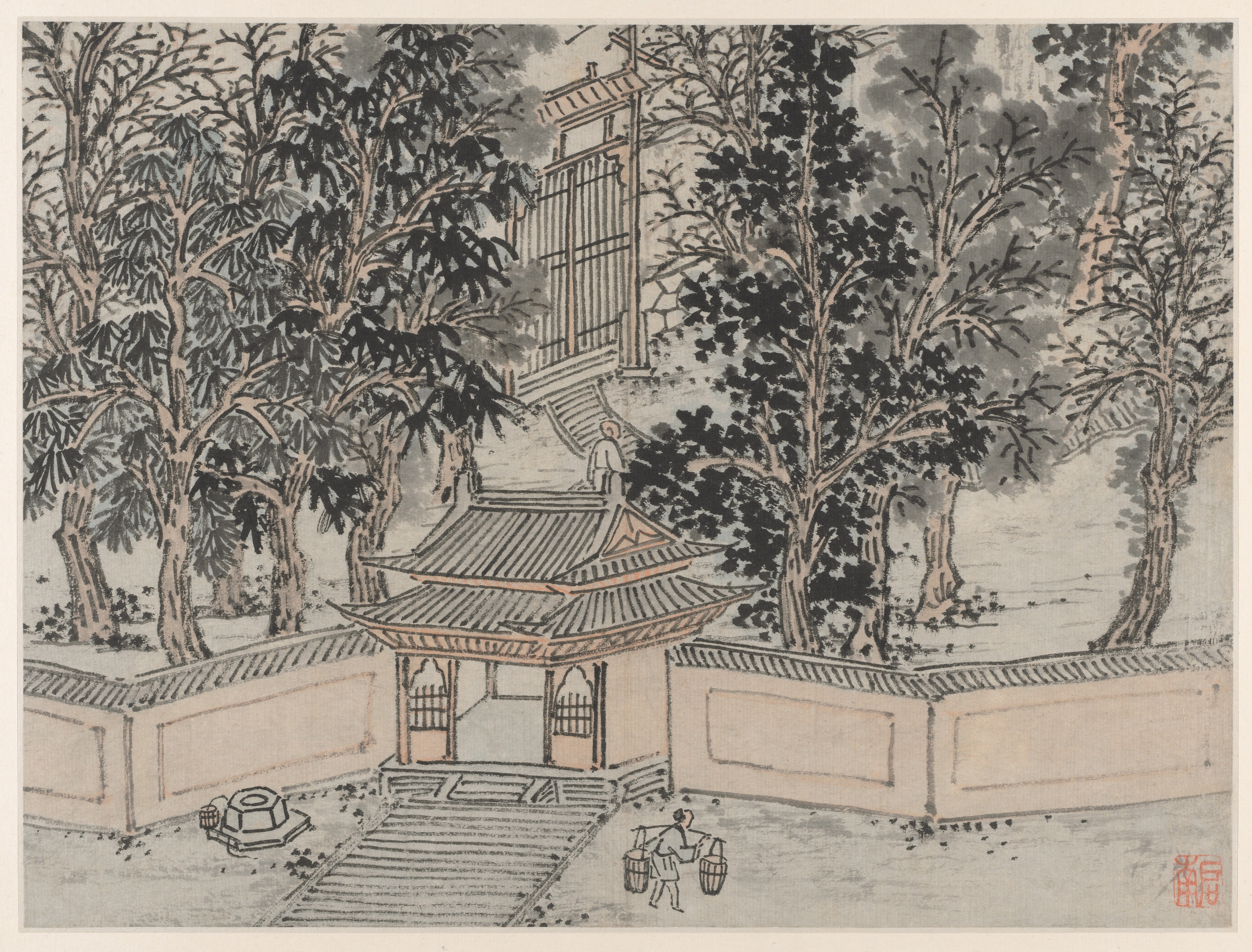 虎丘十二景：后门虎跑泉