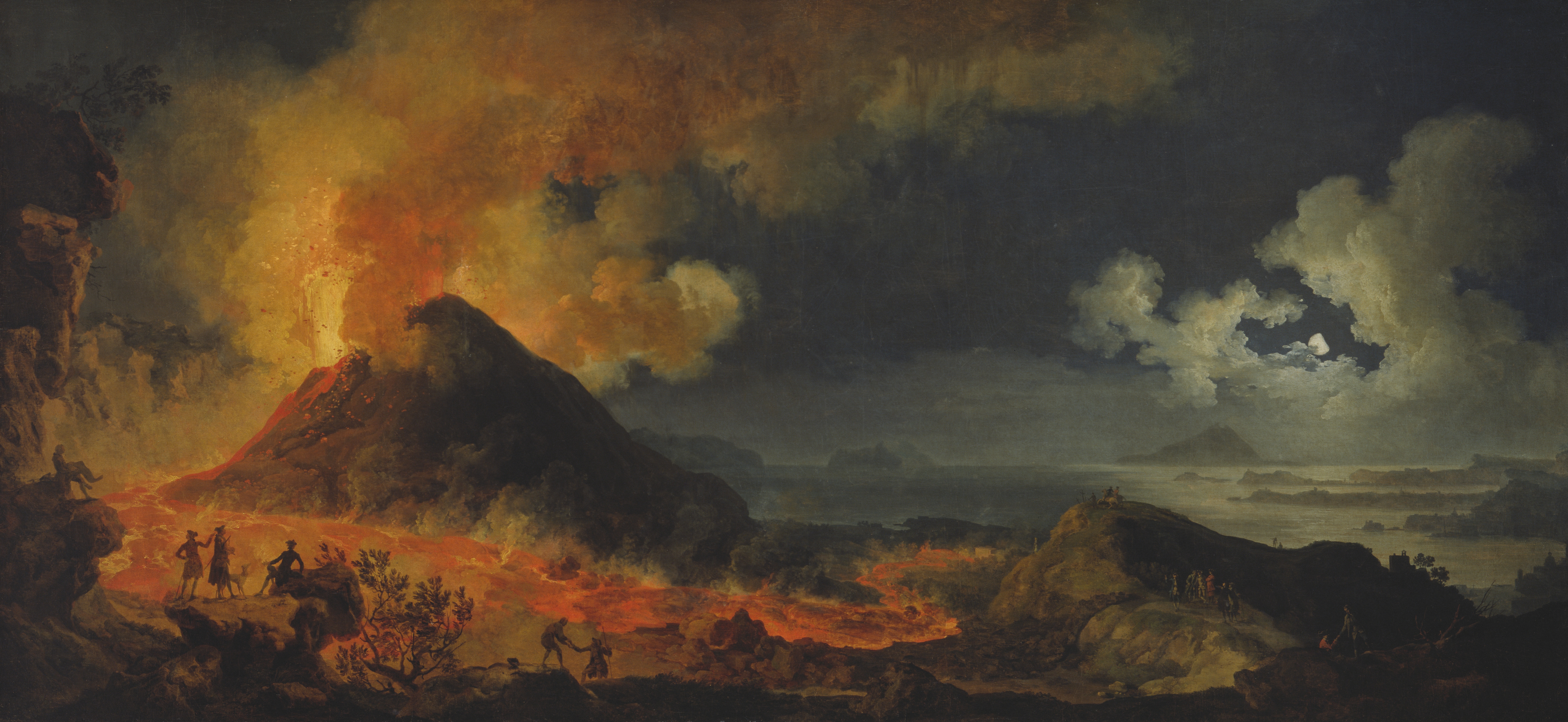 维苏威火山爆发