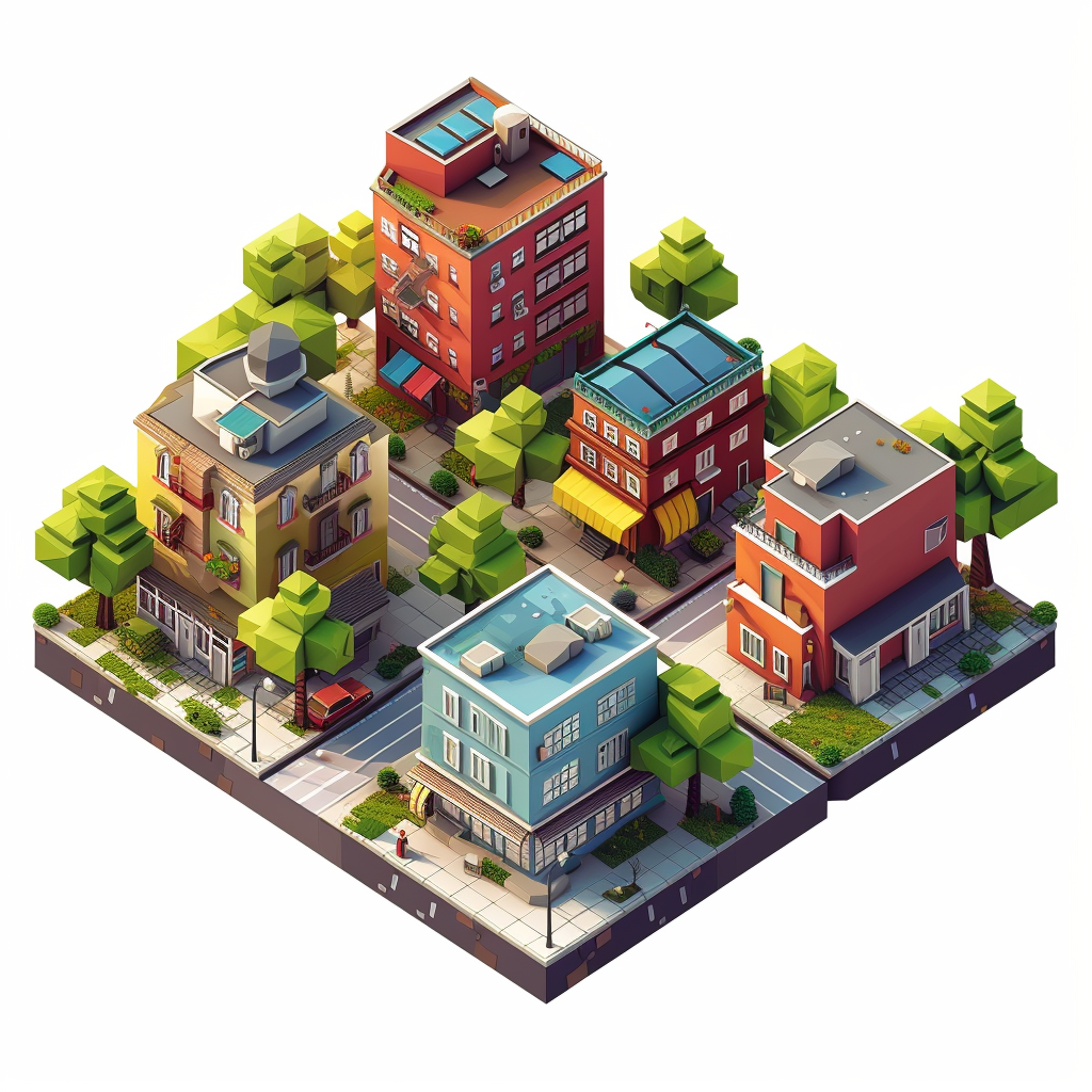 Isometric 3D