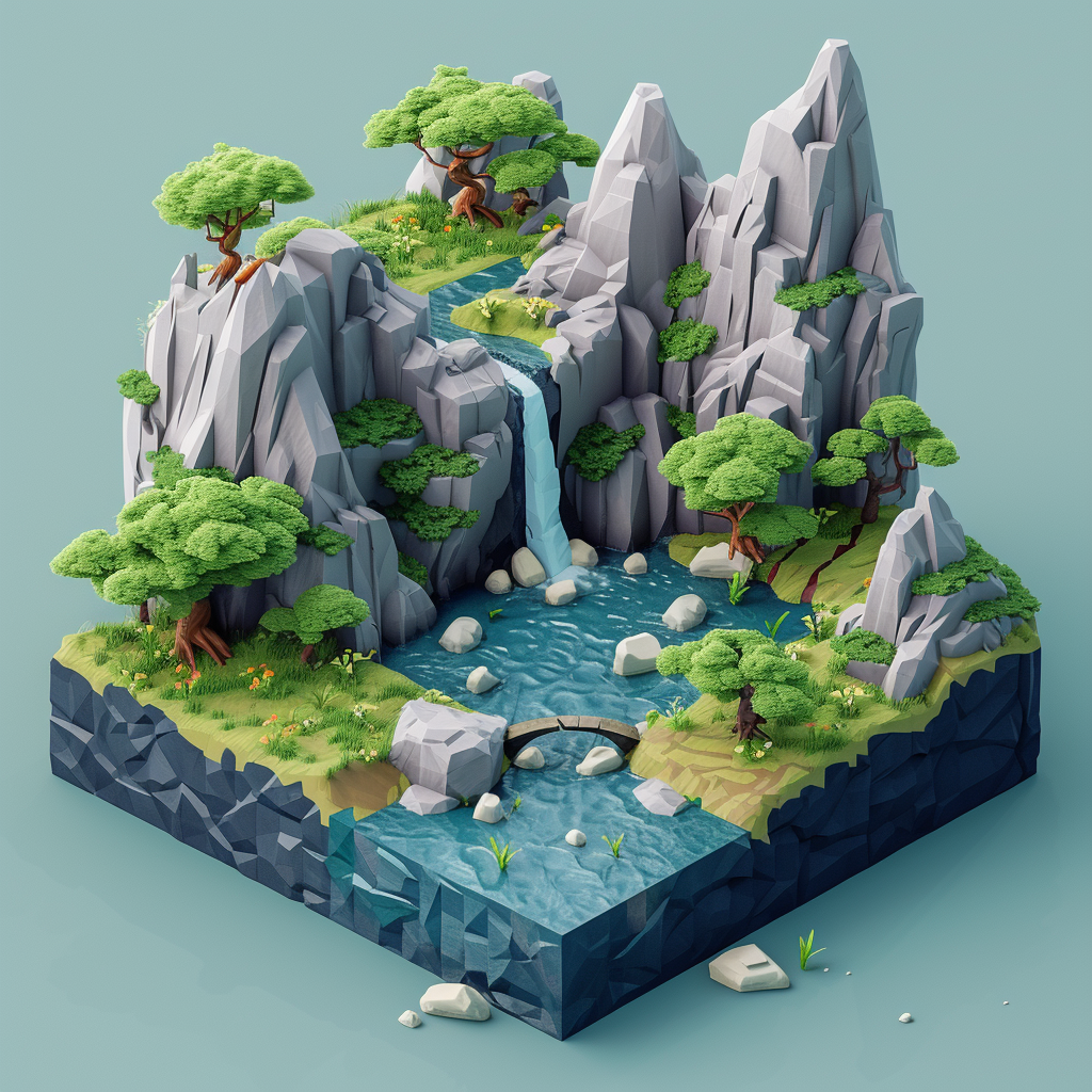 Isometric 3D